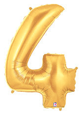 Number "4" Gold