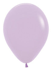 11" Pastel Lilac Latex Balloons