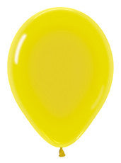 5" Crystal Yellow Latex Balloon