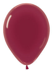 5" Crystal Burgundy Latex Balloon