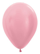 11" Pearl Pink Latex Balloons