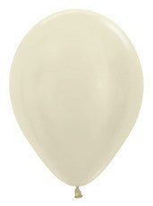 5" Pearl Ivory Latex Balloons