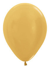 5" Metallic Gold Latex Balloon