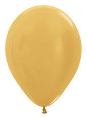 11" Metallic Gold Latex Balloon
