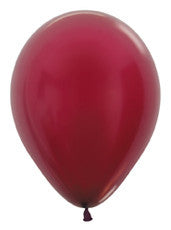 5" Metallic Burgundy Latex Balloon