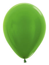 5" Metallic Key Lime Latex Balloon